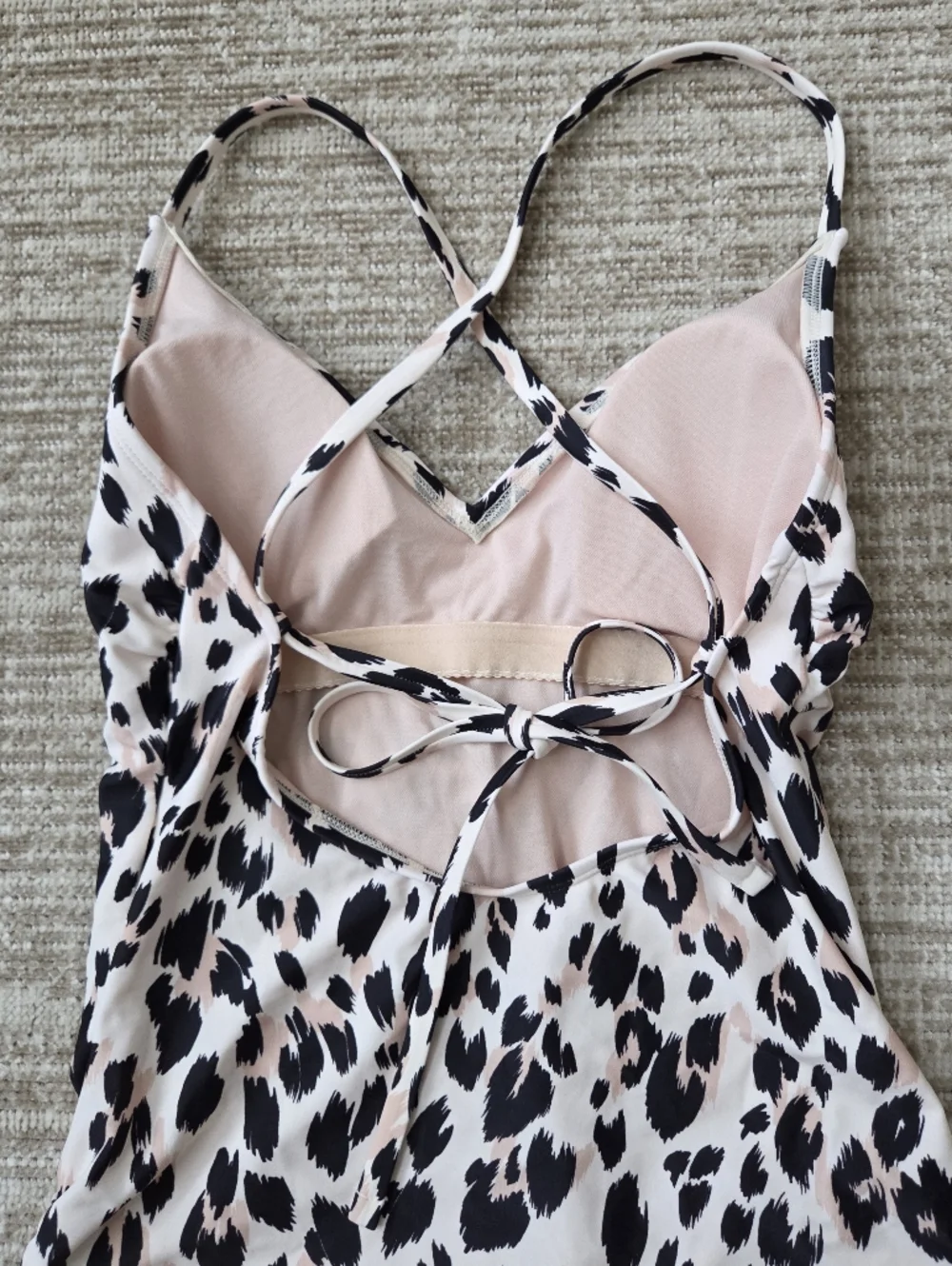 Kona Sol Target Women Leopard Print One Piece Swimsuit - Picture 7 of 12